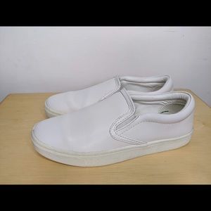 Sam Edelman White Slip On Sneakers
